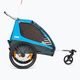 Причіп велосипедний двомісний  Thule Coaster XT Bike Trailer+Stroll синій 10101806 2