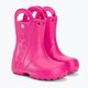 Crocs Handle Rain Boot Kids цукерково-рожеві веллінги 4
