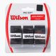 Обмотки для тенісних ракеток Wilson Pro Soft Overgrip 3 шт. чорні WRZ4040BK+