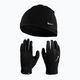 Комплект шапка + Рукавички чоловічі Nike Fleece black/black/silver 11