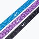 Пов'язки на голову Nike з принтом 3 шт промисловий синій/фіолетовий космос/білий 3