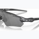 Поляризовані сонцезахисні окуляри Oakley Radar EV Path з високою роздільною здатністю з карбону/призми чорного кольору 6