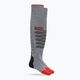 Шкарпетки гірськолижні з підігрівом Lenz Heat Sock 5.1 Toe Cap Slim Fit grey/red