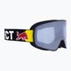 Гірськолижні окуляри Red Bull SPECT Rush S1 матові чорні/чорні/димчасті/сріблясті з дзеркальним покриттям