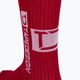 Шкарпетки футбольні чоловічі Tapedesign протиковзні червоні 3