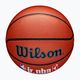 М'яч баскетбольний Wilson NBA JR Fam Logo Indoor Outdoor brown розмір 7 4