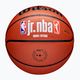 М'яч баскетбольний Wilson NBA JR Fam Logo Indoor Outdoor brown розмір 7 5