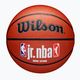 М'яч баскетбольний дитячий Wilson NBA JR Fam Logo Indoor Outdoor brown розмір 5