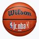 М'яч баскетбольний Wilson NBA JR Fam Logo Authentic Outdoor brown розмір 7