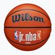 М'яч баскетбольний дитячий Wilson NBA JR Fam Logo Authentic Outdoor brown розмір 5