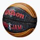М'яч баскетбольний Wilson NBA Jam Outdoor black/gold розмір 7 3