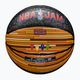М'яч баскетбольний Wilson NBA Jam Outdoor black/gold розмір 7 5