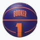 М'яч баскетбольний дитячий Wilson NBA Player Icon Mini Booker navy розмір 3