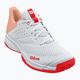Кросівки для тенісу жіночі Wilson Kaos Stroke 2.0 white/peach perfait/infrared 8