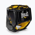 Шолом боксерський чоловічий  EVERLAST Elite Lea Headgear чорний EV 720 3