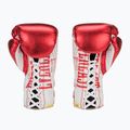 Шкіряні боксерські рукавички Everlast Fight червоні 3