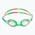 Окуляри для плавання дитячі TYR Swimple Tie Dye Non-Mirrored clear/ green/ orange 2