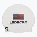 Шапочка для плавання TYR Ledecky Silicone white 2