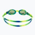 Дитячі окуляри для плавання TYR Swimple Tie Dye Дзеркальне золото / зелений / синій 4