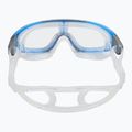 Маска для плавання TYR Orion clear/ blue/ grey 4