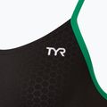 Купальник суцільний жіночий TYR Hexa Cutoutfit black/green 3