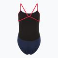 Купальник суцільний жіночий TYR Hexa Cutoutfit navy/red 2