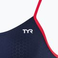 Купальник суцільний жіночий TYR Hexa Cutoutfit navy/red 3