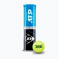 Тенісні м'ячі Dunlop ATP 4 шт. жовті 601314