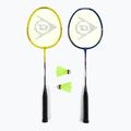 Набір для бадмінтону Dunlop Nitro-Star SSX 1.0 блакитно-жовтий 13015319