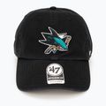 47 Бейсболка NHL San Jose Sharks CLEAN UP бейсболка чорна 4