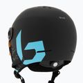 Шолом гірськолижний дитячий Bollé Quiz Visor Jr black/blue matte/orange gun 8