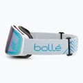 Окуляри лижні Bollé Nevada Small white metalic blue matte/azure 4