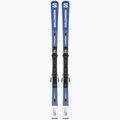 Лижі гірські Salomon S Race GS 10 + M12 GW блакитно-білі L47038300 10