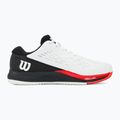Кросівкі тенісні чоловічі Wilson Rush Pro Ace white/red/poppy red 2