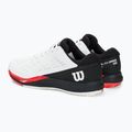 Кросівкі тенісні чоловічі Wilson Rush Pro Ace white/red/poppy red 3