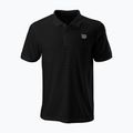Футболка тенісна чоловіча Wilson Stripe Polo чорна WRA789707