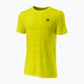 Футболка тенісна чоловіча Wilson KAOS Rapide SMLS Crew II жовта WRA813805