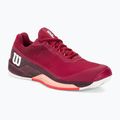 Кросівкі тенісні жіночі Wilson Rush Pro 4.0 Clay beet red/white/tropical peach