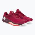 Кросівкі тенісні жіночі Wilson Rush Pro 4.0 Clay beet red/white/tropical peach 4