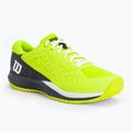 Кросівки для тенісу дитячі Wilson Rush Pro Ace Safety чорно-жовті WRS331140