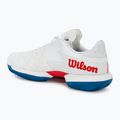 Кросівкі тенісні чоловічі Wilson Kaos Swift 1.5 Clay white/deja vu blue/wilson red 3