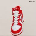 Кросівки Nike Dunk High white/university red 9