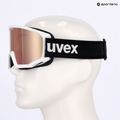 Окуляри лижні UVEX Athletic CV Race white matt/mirror rose green clear 6