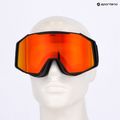 Окуляри лижні UVEX Gravity FM black matt/mirror red orange clear 7