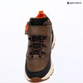 Черевики підліткові Geox Flexyper Plus brown cotto / black 18