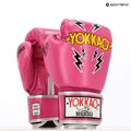 Рукавиці боксерські чоловічі YOKKAO Stadium fuchsia 8