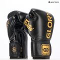 Боксерські рукавички Fairtex Glory Competition мереживні на липучках чорні 8