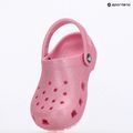 Crocs Classic Glitter Clog Дитячі шльопанці рожеві твідові з блискітками 8