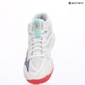 Кросівки волейбольні жіночі Mizuno Thunder Blade Z Mid white/violet indigo/camelliaros 11