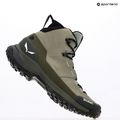 Чоловічі трекінгові черевики Salewa Puez Leather Mid Ptx тінь / темно-оливкові 9